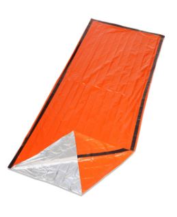 2 Stk Notfall-Zelt Survival Schlafsack Biwaksack mit Rettungsdecken Überleben DE 